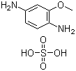结构式 CAS# 66671-82-7, 2,5-二氨基苯甲醚硫酸盐