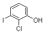 结构式 CAS# 666727-31-7, 2-氯-3-碘苯酚