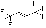 反式-1,1,1,4,4,4-六氟-2-丁烯分子结构 (CAS 66711-86-2)