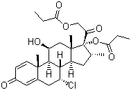 阿氯米松双丙酸酯分子结构 (CAS 66734-13-2)