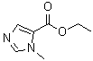 1-Methyl-1H-imidazole-5-carboxylic acid ethyl ester molecular structure (CAS 66787-70-0)