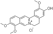 结构式 CAS# 6681-15-8, 盐酸药根碱