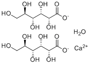Calcium gluconate monohydrate molecular structure (CAS 66905-23-5)