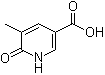 structure of CAS# 66909-27-1, 5-Methyl-6-oxo-1,6-dihydropyridine-3-carboxylic acid