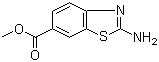 2-Amino-6-benzothiazolecarboxylic acid methyl ester molecular structure (CAS 66947-92-0)