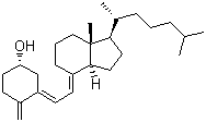 structure of CAS# 67-97-0, Vitamin D3;9,10-Secocholesta-5,7,10(19)-trien-3beta-ol; Cholecalciferol