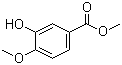 structure of CAS# 6702-50-7, Methyl 3-hydroxy-4-methoxybenzoate