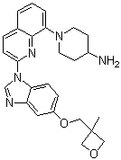 Crenolanib molecular structure (CAS 670220-88-9)