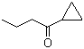 Cyclopropyl propyl ketone molecular structure (CAS 6705-46-0)