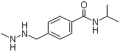 结构式 CAS# 671-16-9, 甲基苄肼; N-异丙基-4-((2-甲基肼)甲基)苯甲酰胺