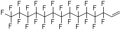 结构式 CAS# 67103-05-3, 全氟十二烷基乙烯; 1H,1H,2H-全氟-1-十四烯