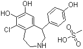 甲磺酸非诺多泮分子结构 (CAS 67227-57-0)