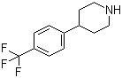 4-(4-Trifluoromethylphenyl)piperidine molecular structure (CAS 67259-63-6)