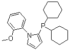 1-(2-Methoxyphenyl)-2-(dicyclohexylphosphino)pyrrole molecular structure (CAS 672937-63-2)