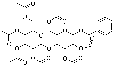 苄基 O-七乙酰基-beta-D-乳糖苷分子结构 (CAS 67310-53-6)