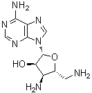 3',5'-Diamino-3',5'-dideoxyadenosine molecular structure (CAS 67313-23-9)