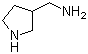 structure of CAS# 67318-88-1, 3-Pyrrolidinemethanamine;Pyrrolidin-3-ylmethanamine; (Pyrrolidin-3-ylmethyl)amine; 3-Aminomethylpyrrolidine