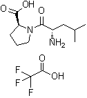 1-L-亮氨酰-L-脯氨酸单(三氟乙酸盐)分子结构 (CAS 67320-92-7)
