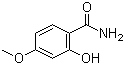 结构式 CAS# 6745-77-3, 4-甲氧基水杨酰胺; 2-羟基-4-甲氧基苯甲酰胺