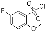 structure of CAS# 67475-56-3, 5-Fluoro-2-methoxybenzenesulfonyl chloride;3-Fluoro-6-methoxybenzenesulfonyl chloride