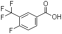 4-Fluoro-3-(trifluoromethyl)benzoic acid molecular structure (CAS 67515-55-3)