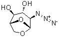 1,6-Anhydro-2-azido-2-deoxy-beta-D-glucopyranose molecular structure (CAS 67546-20-7)