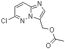 6-Chloroimidazo[1,2-b]pyridazine-3-methanol 3-acetate molecular structure (CAS 675580-55-9)