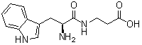 structure of CAS# 67607-64-1, L-Tryptophyl-beta-alanine