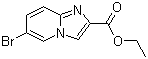 结构式 CAS# 67625-37-0, 6-溴咪唑并[1,2-a]吡啶-2-羧酸乙酯