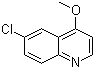 structure of CAS# 676262-10-5, 4-Methoxy-6-chloroquinoline;6-Chloro-4-methoxyquinoline