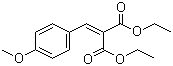 structure of CAS# 6768-23-6, Diethyl 4-methoxybenzalmalonate;Diethyl 2-[(4-methoxyphenyl)methylene]malonate