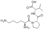 L-Lysyl-L-prolyl-L-valine molecular structure (CAS 67727-97-3)