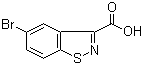 5-溴-1,2-苯并异噻唑-3-甲酸分子结构 (CAS 677304-78-8)