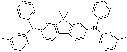 9,9-二甲基-N,N'-双(3-甲基苯基)-N,N'-二苯基-9H-芴-2,7-二胺分子结构 (CAS 677350-83-3)