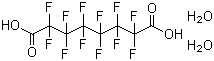 Perfluorosuberic acid dihydrate molecular structure (CAS 678-45-5)