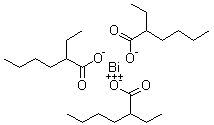 Bismuth tris(2-ethylhexanoate) molecular structure (CAS 67874-71-9)