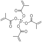 四甲基丙烯酸锆分子结构 (CAS 67893-01-0)
