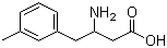 3-Amino-4-(3-methylphenyl)butyric acid molecular structure (CAS 678969-19-2)