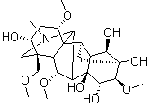新乌头碱分子结构 (CAS 6792-09-2)