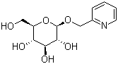 2-吡啶基甲基 beta-D-吡喃葡萄糖苷分子结构 (CAS 679412-99-8)
