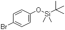结构式 CAS# 67963-68-2, (4-溴苯氧基)叔丁基二甲基硅烷