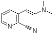 3-[2-(二甲基氨基)乙烯基]-2-吡啶甲腈分子结构 (CAS 67988-53-8)