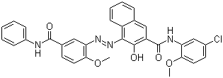 结构式 CAS# 67990-05-0, 颜料红 269