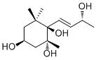 7-Megastigmene-3,5,6,9-tetrol molecular structure (CAS 680617-50-9)