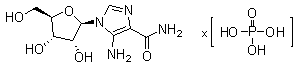 5-Amino-1-ribosylimidazole-4-carboxamide phosphate molecular structure (CAS 681006-28-0)
