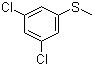 结构式 CAS# 68121-46-0, 3,5-二氯茴香硫醚; 3,5-二氯苯甲硫醚