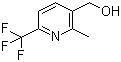 structure of CAS# 681260-50-4, [2-Methyl-6-(trifluoromethyl)pyridin-3-yl]methanol