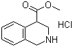 结构式 CAS# 681448-82-8, 1,2,3,4-四氢异喹啉-4-羧酸甲酯盐酸盐