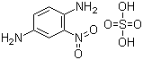2-Nitro-1,4-benzenediamine sulfate molecular structure (CAS 68239-83-8)