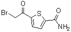 5-(2-Bromoacetyl)-2-thiophenecarboxamide molecular structure (CAS 68257-90-9)